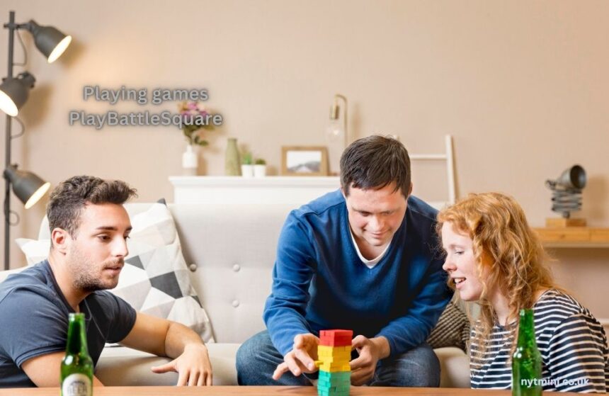 Playing games PlayBattleSquare