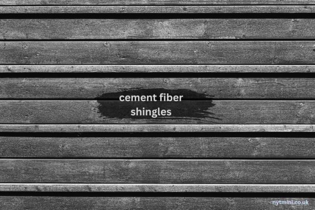 cement fiber shingles