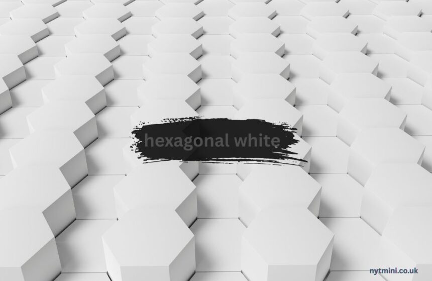 hexagonal white